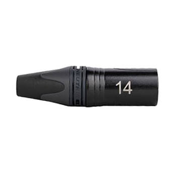 Sescom Neutrik NC3MXX-B 3-Pin Male XLR Cable Connector (Laser-Engraved #14)