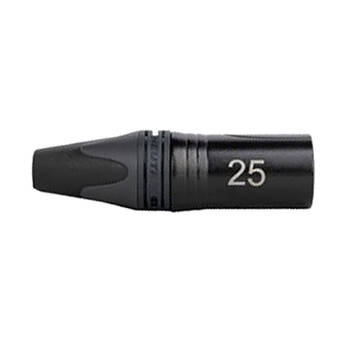 Sescom Neutrik NC3MXX-B 3-Pin Male XLR Cable Connector (Laser-Engraved #25)