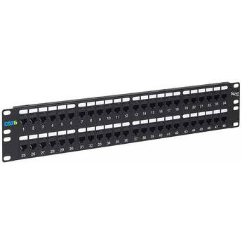 ICC 48-Port Cat 6 Feed-Through Patch Panel
