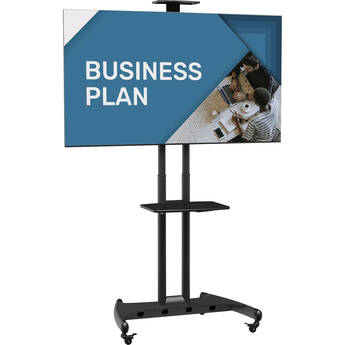 Kanto Living MTM70PL Height-Adjustable Rolling TV Cart