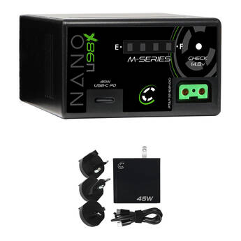 Core SWX NANO-U98X BP-U-Type Battery with 45W Fast Charger Kit (Sony BP-U)