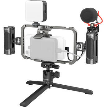 SmallRig All-in-One Video Kit with Audio and Lighting System for Smartphone Creators