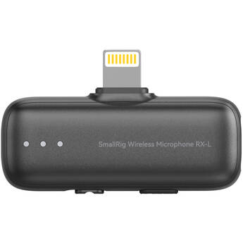 SmallRig S70RX-L Wireless Microphone Receiver (Lightning, Black)