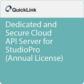 Quicklink Dedicated and Secure Cloud API Server for StudioPro (Annual License)
