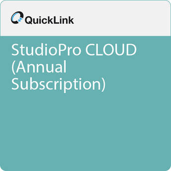 Quicklink StudioPro CLOUD (Annual Subscription)