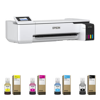 Epson SureColor T3170x 24" Desktop Printer with T49H Ink Bottles Kit (140mL)