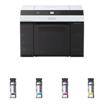 Epson SureLab D1070 Professional Minilab Printer with Four T46J Ink Packs Kit