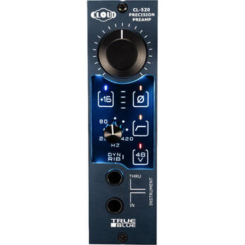 Cloud Microphones True Blue 520 Precision Microphone Preamp 500 Series Module