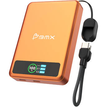 BMX SolidSafe 10,000mAh Solid-State Magnetic Power Bank (Orange)