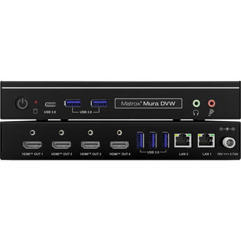 Matrox Mura DVW IP-Based 4K Video Wall Appliance