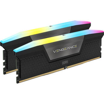 CORSAIR 32GB VENGEANCE RGB DDR5 6000 MT/s DIMM Memory Kit (Gray, 2 x 16GB)
