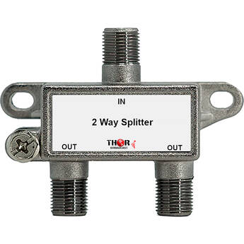 Thor 2-Way Coax CATV Distribution Splitter/Combiner (5-2100 MHz)