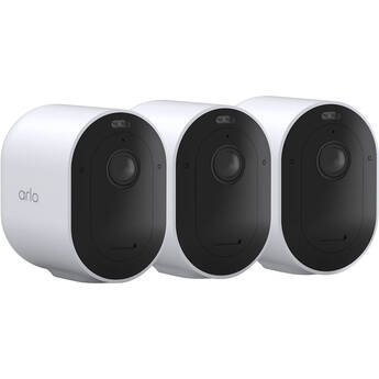 Arlo Pro 6 2K Outdoor Wi-Fi Camera with Night Vision (3-Pack)