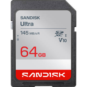 SanDisk 64GB Ultra UHS-I SDXC Memory Card