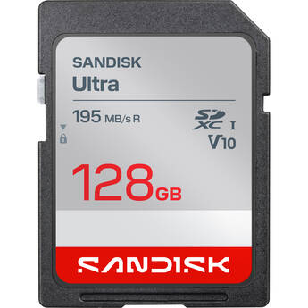 SanDisk 128GB Ultra UHS-I SDXC Memory Card