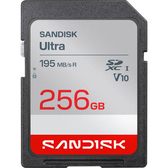 SanDisk 256GB Ultra UHS-I SDXC Memory Card