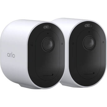 Arlo Pro 6 2K Outdoor Wi-Fi Camera with Night Vision (2-Pack)