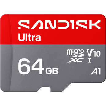 SanDisk 64GB Ultra UHS-I microSDXC Memory Card