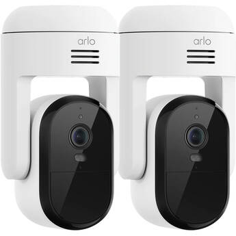 Arlo Essential 2K Outdoor Pan & Tilt Camera with Night Vision (2-Pack)