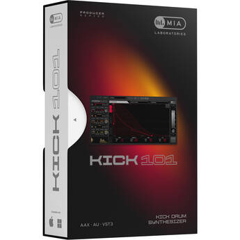 MIA Laboratories Kick 101 Three-Voice Kick Drum Synthesizer Plug-In