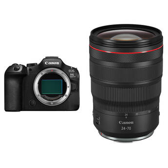 Canon EOS R6 Mark III Mirrorless Camera with 24-70mm f/2.8 Lens for Wedding Photography