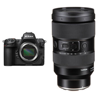 Nikon Z8 Mirrorless Camera with Tamron 35-150mm f/2-2.8 Lens for Wedding Photography