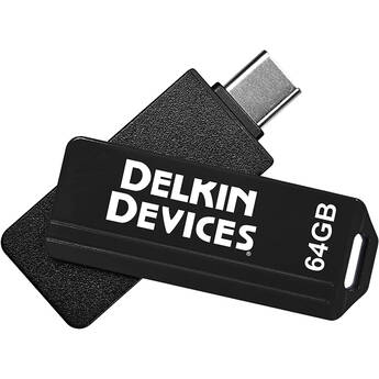 Delkin Devices 64GB PocketFlash USB-C 3.2 Gen 1 Flash Drive