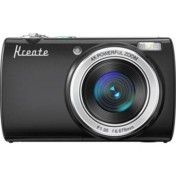Kreate KR48 Digital Point and Shoot Camera (Black)