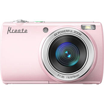 Kreate KR48 Digital Point and Shoot Camera (Pink)