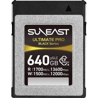 SUNEAST 640GB Ultimate Pro CFexpress Type B Memory Card (Black Series)