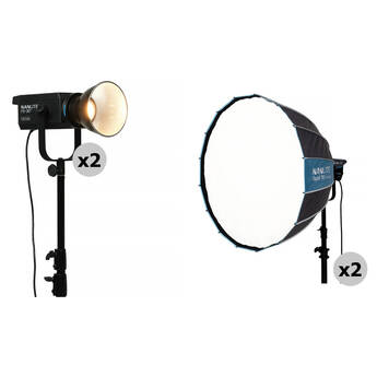 Nanlite FS-300C RGB LED Monolight (Softbox 2-Light Kit)