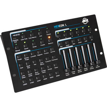 American DJ Hexcon L 36-Channel DMX Controller for Hex Series RGBAL+UV Wash Lighting
