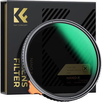 K&F Concept Nano-X Series True Color Variable ND2-32 Filter (55mm, 1 to 5-Stop)