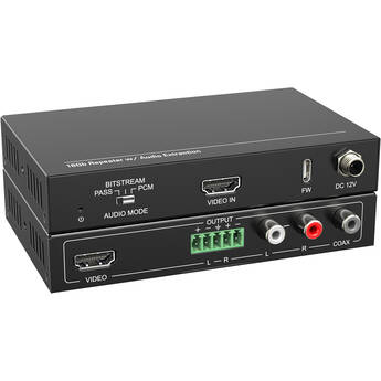 DVDO 4K HDMI 2.0 Audio Extractor with Balanced Audio Output