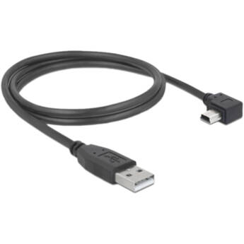Pegasus Astro USB-A 2.0 Male to USB-Mini B 5-Pin Angled Male Cable (3.3', 2-Pack)