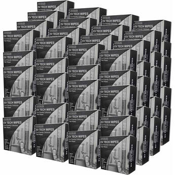 PowerClean Box of 280 Eco-Friendly Cellulose EV Tech Wipes (60-Pack)