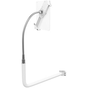 CTA Digital Gooseneck Chair Clamp for 7-13" Tablets (White)