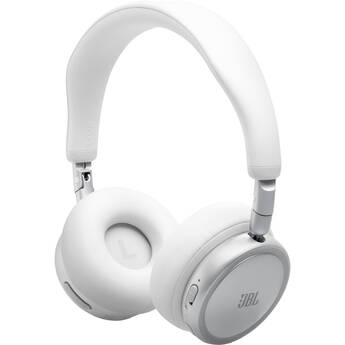 JBL Live 680NC Wireless Noise-Canceling On-Ear Headphones (White)