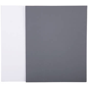 JJC 2-In-1 White Balance & Gray Card Set (10 x 8", 2-Pack)