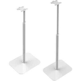 FLEXSON Essentials Adjustable Floor Stand for Sonos Era 300 (White, Pair)