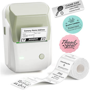 NIIMBOT B1 2" Portable Thermal Label Printer (Green)