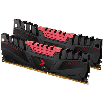 PNY 16GB XLR8 DDR4 3200 MHz Gaming Desktop Memory Kit (2 x 8GB, Black)