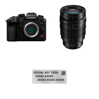 Panasonic LUMIX GH7 Mirrorless Camera with 10-25mm f/1.7 Lens and ARRI LogC3 Firmware Upgrade Kit (Black)