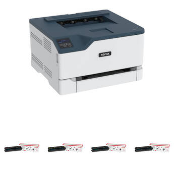 Xerox C230 Color Printer with Standard-Capacity Toner Cartridge Kit