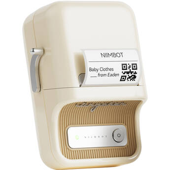 NIIMBOT B21 2" Portable Thermal Label Printer (White)