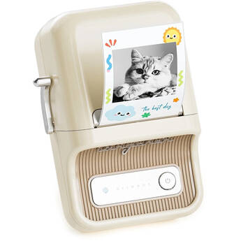 NIIMBOT B21 Pro 2" Portable HD Thermal Label Printer (White)