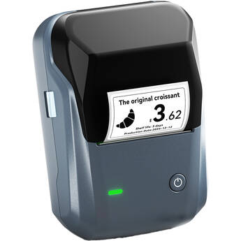 NIIMBOT B1 2" Portable Thermal Label Printer (Lake Blue)
