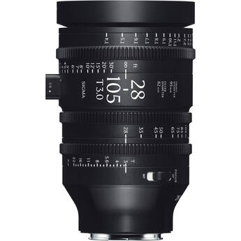 Sigma 28-105mm T3 FF Cine Zoom Lens with AF (Sony E, Feet)