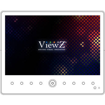 ViewZ VZ-PVM-A1W4N 10.1" AI Public View Surveillance Monitor with 2MP Camera (White)