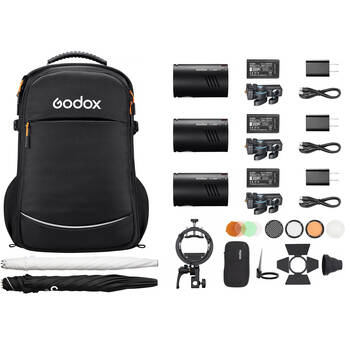 Godox AD100Pro II Pocket Flash (3-Light Kit)